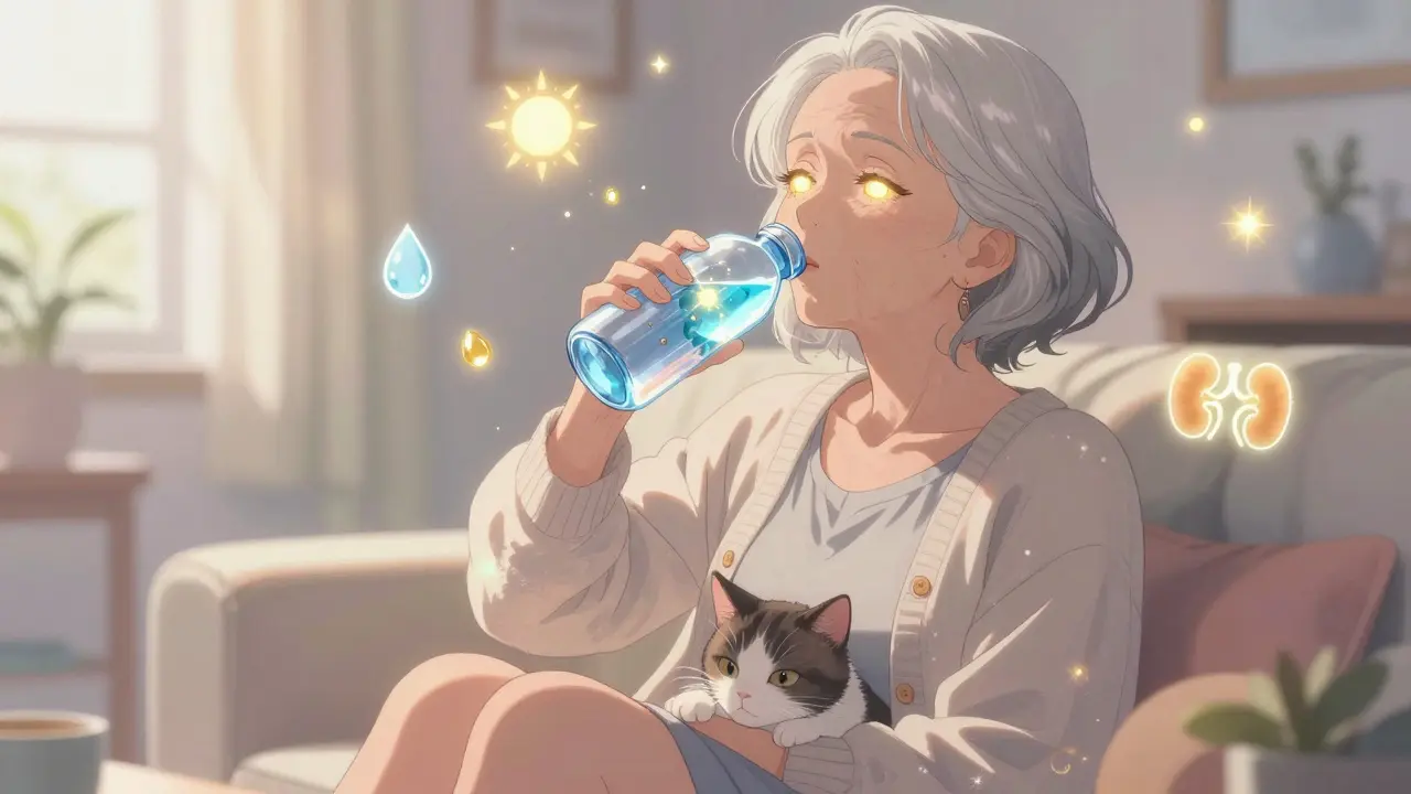 Elderly Dehydration and Diuretics: How to Protect Kidneys and Prevent Hospitalization