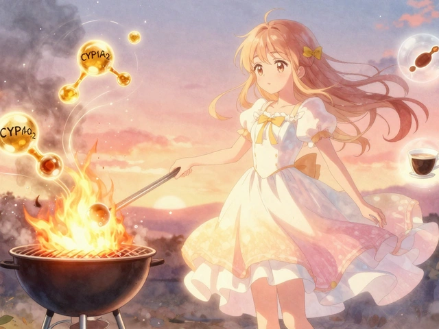 Charcoal-Grilled Meats and Medications: What You Need to Know About CYP1A2 Induction